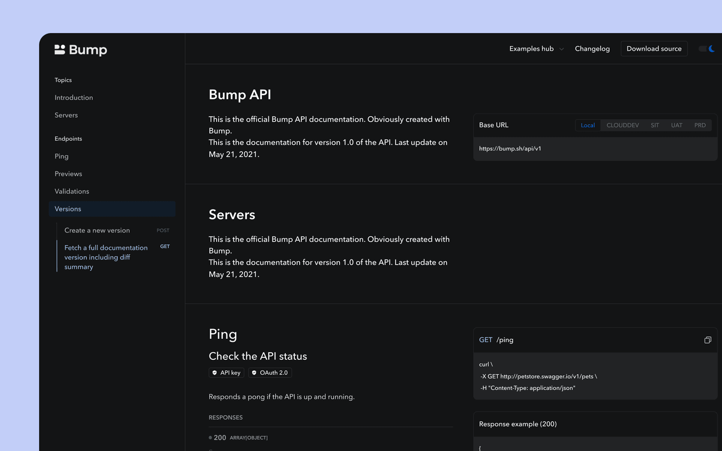 bump documentation darkmode