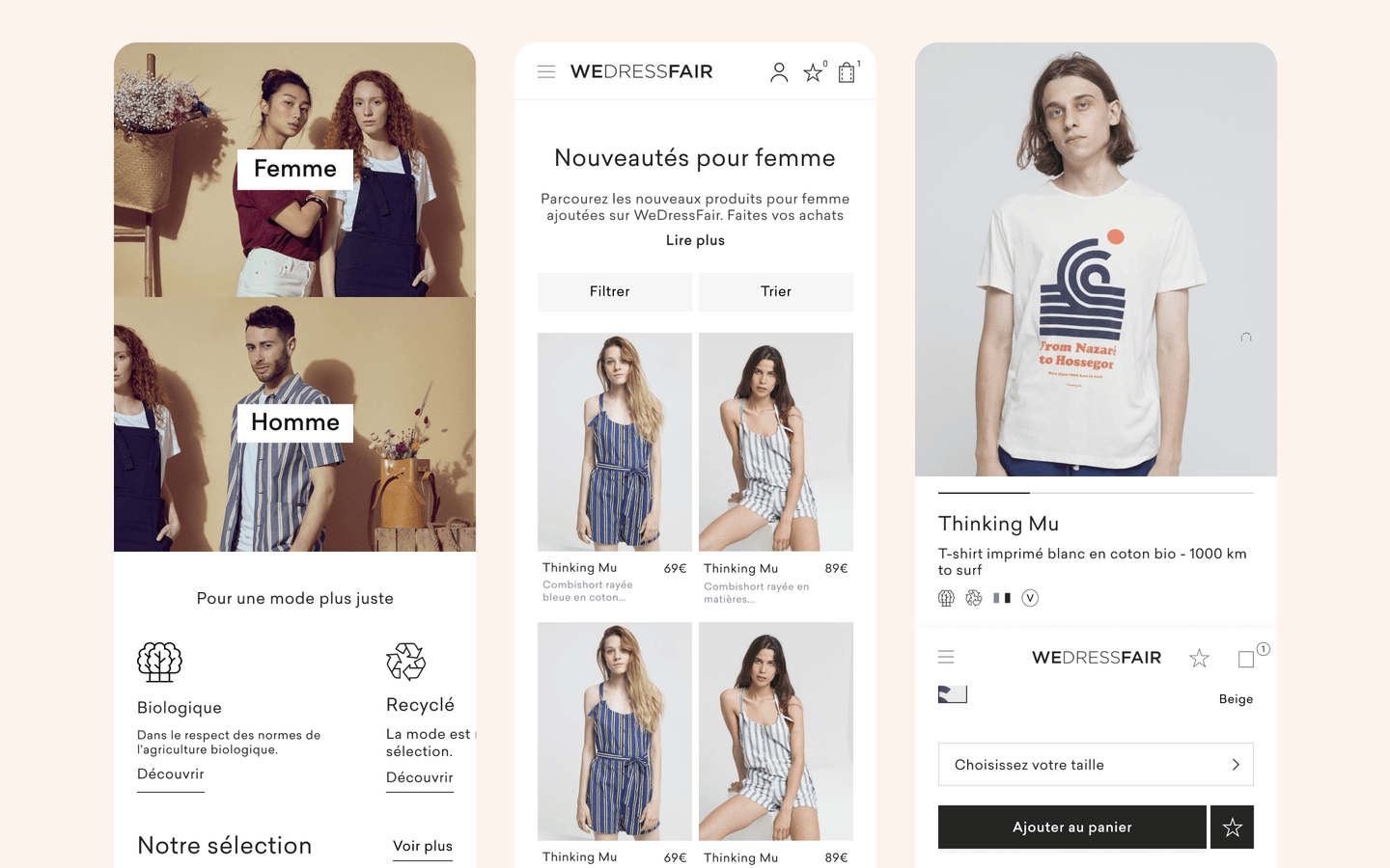 wedressfair mobile page
